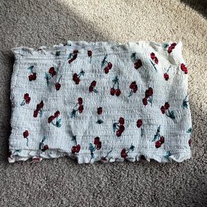 SHEIN CHERRY TUBE TOp!